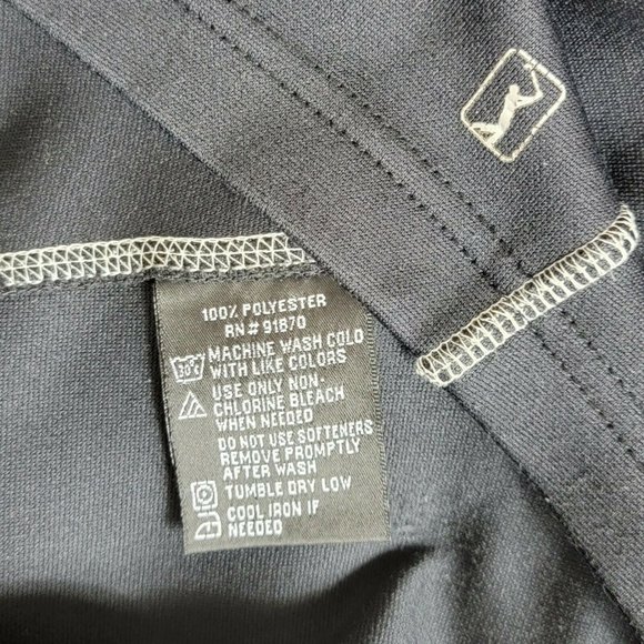 PGA Tour Jacket Mens L Black 1/4 Zip Pullover Athletic Long Sleeve Shirt Sweater - Picture 10 of 10